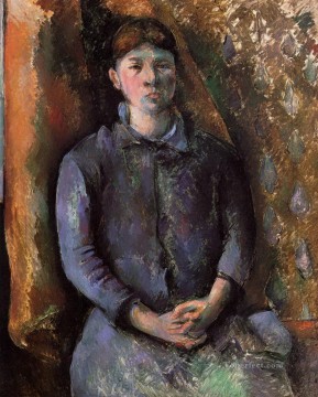  Madame Lienzo - Retrato de señora Cézanne Paul Cézanne
